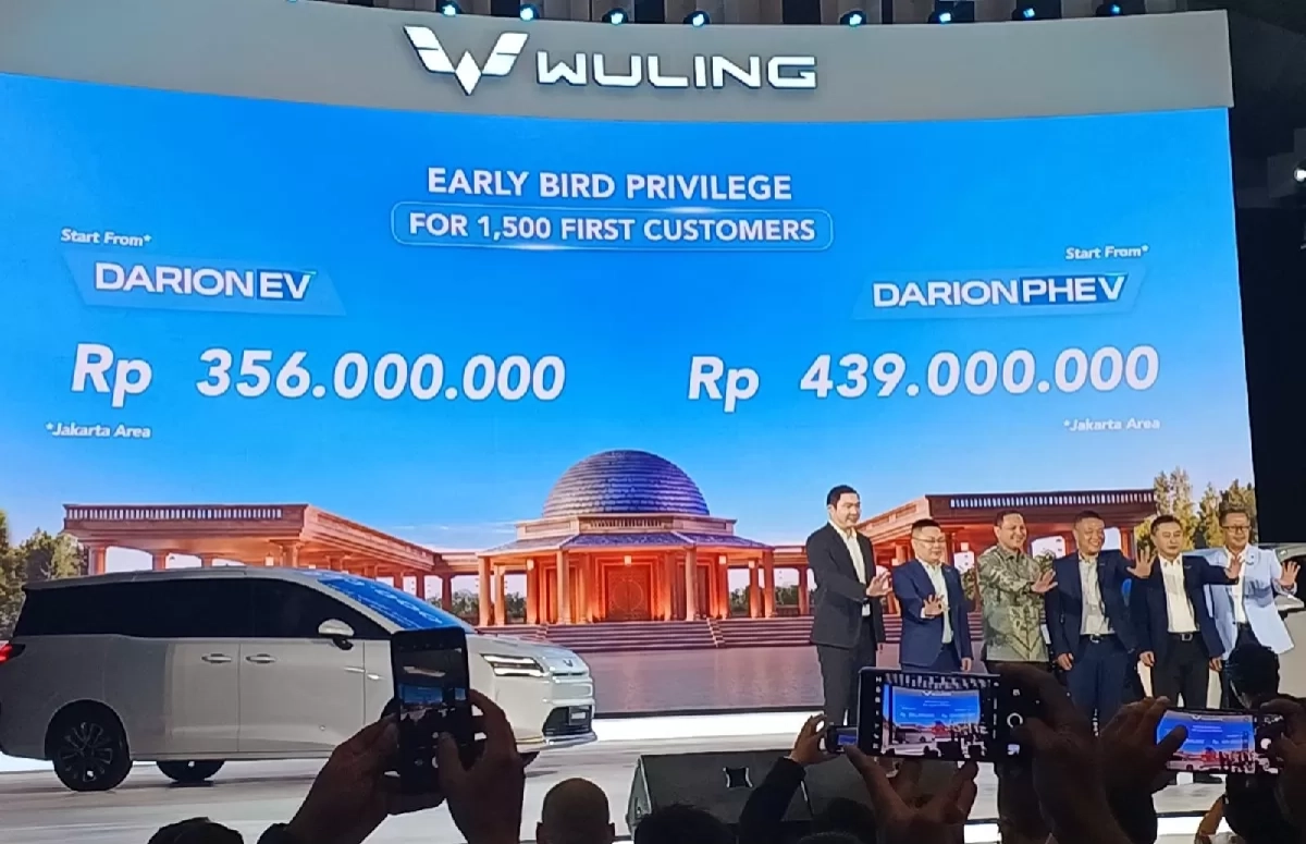 MPV Wuling Darion Resmi Dijual di Indonesia dan Langsung Head to Head dengan BYD M6, Ini Perbandingannya