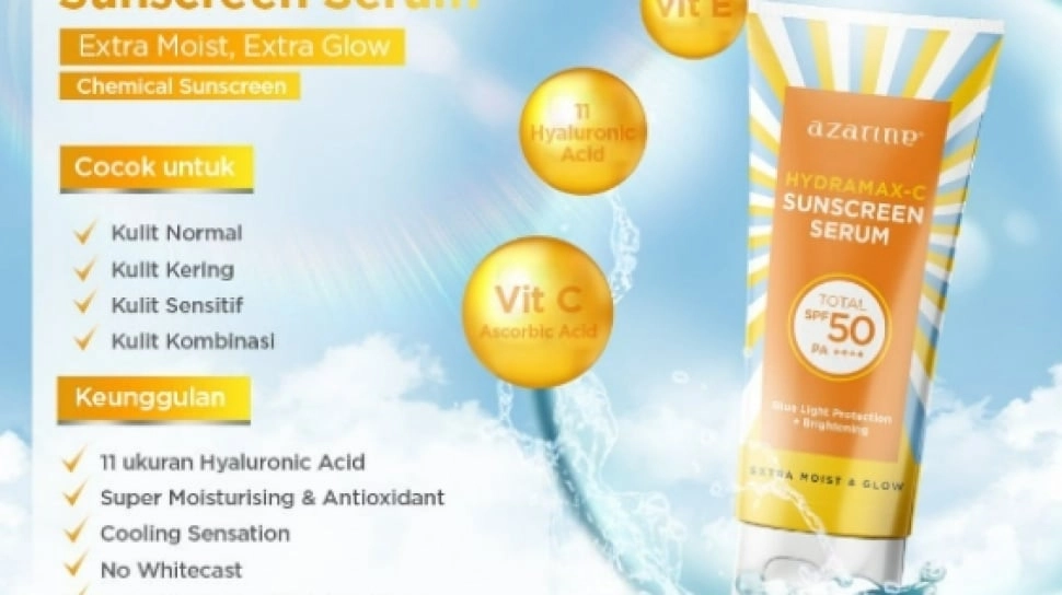 5 Rekomendasi Sunscreen Azarine Mengandung Vitamin C untuk Kulit Remaja Berjerawat