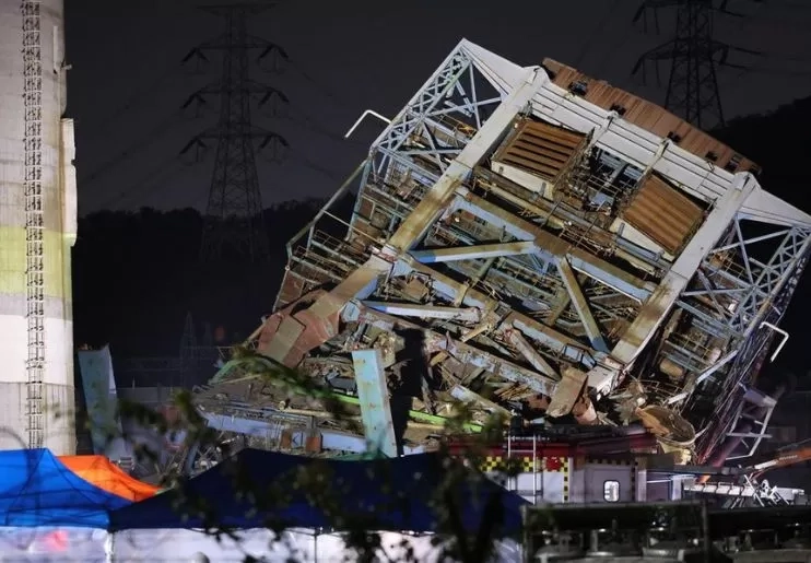 3 Orang Tewas, 2 Orang Lainnya Belum Ditemukan dalam Insiden Runtuhnya Pembangkit Listrik di Ulsan