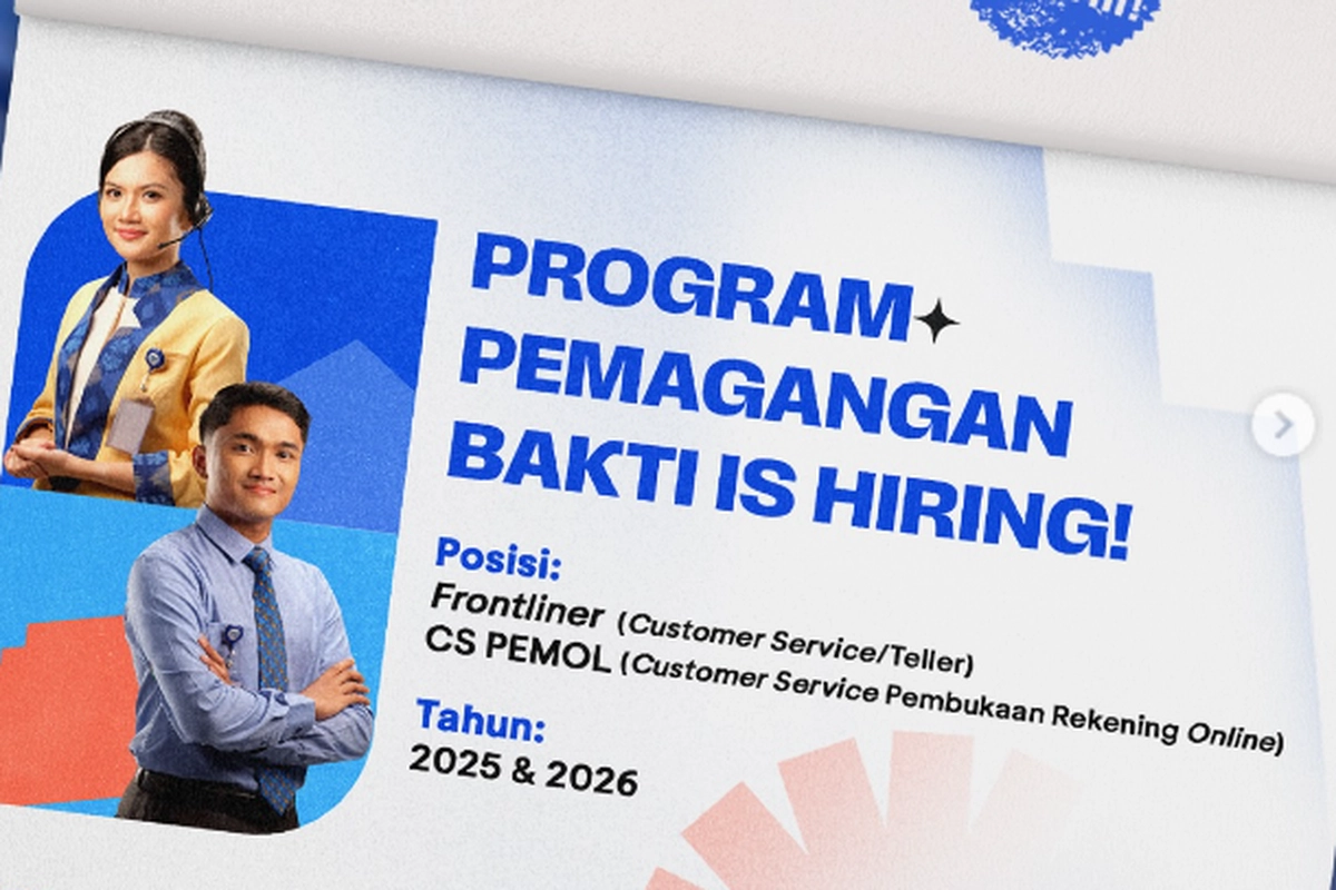 Bank BCA Buka Lowongan Magang untuk Lulusan SMA-S1, Cek Syaratnya