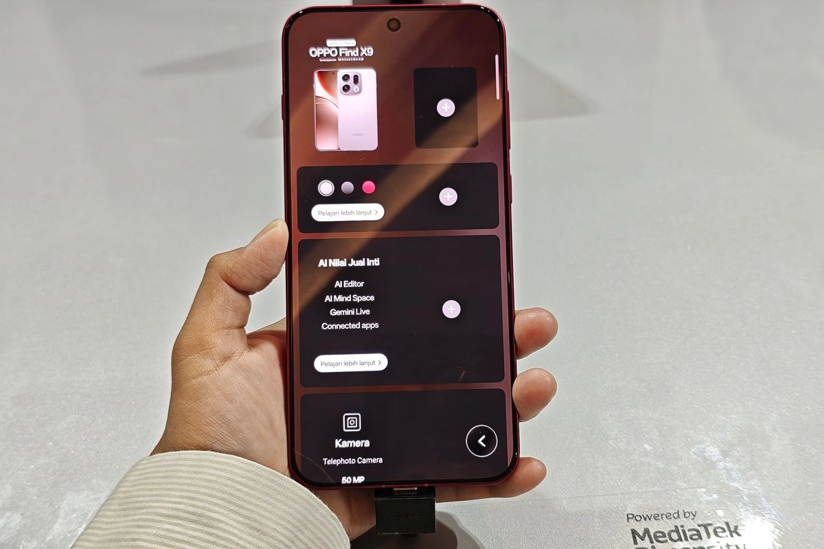 Tabel Spesifikasi Oppo Find X9 di Indonesia, Harga Rp 14 Jutaan