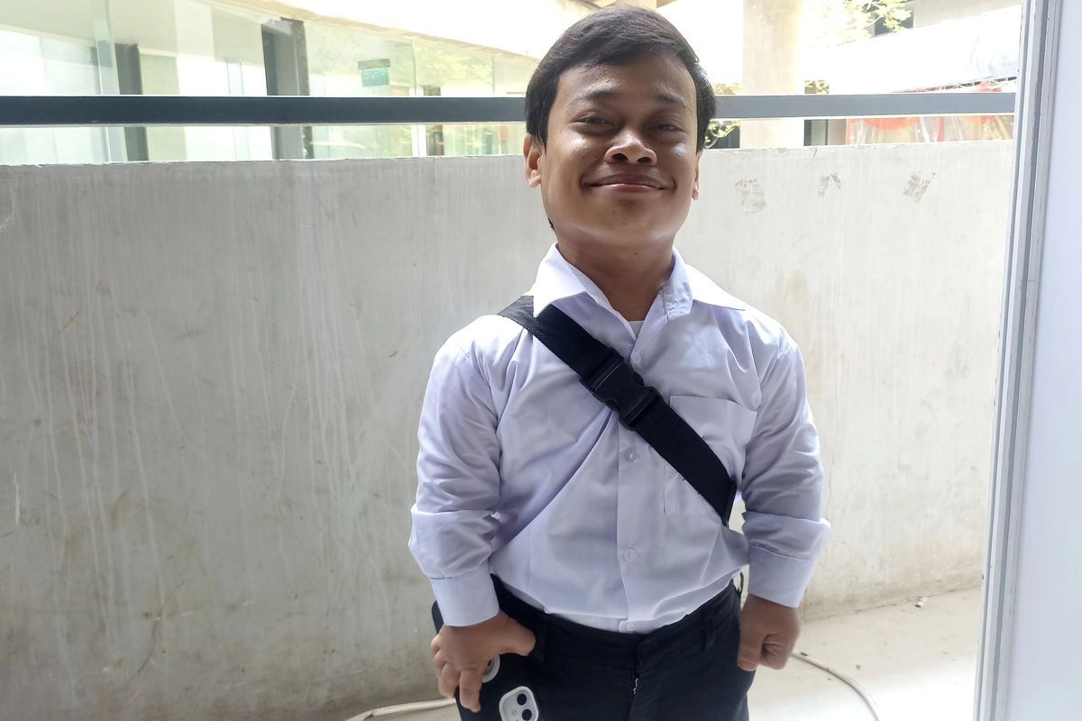 Zidan, Peserta Job Fair Disabilitas, Resmi Bekerja di PT Transjakarta