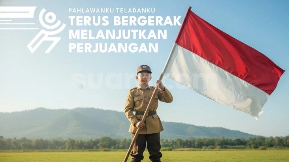 Logo Hari Pahlawan 2025 PNG, Download Gratis untuk Spanduk, Baliho hingga Thumbnail Video