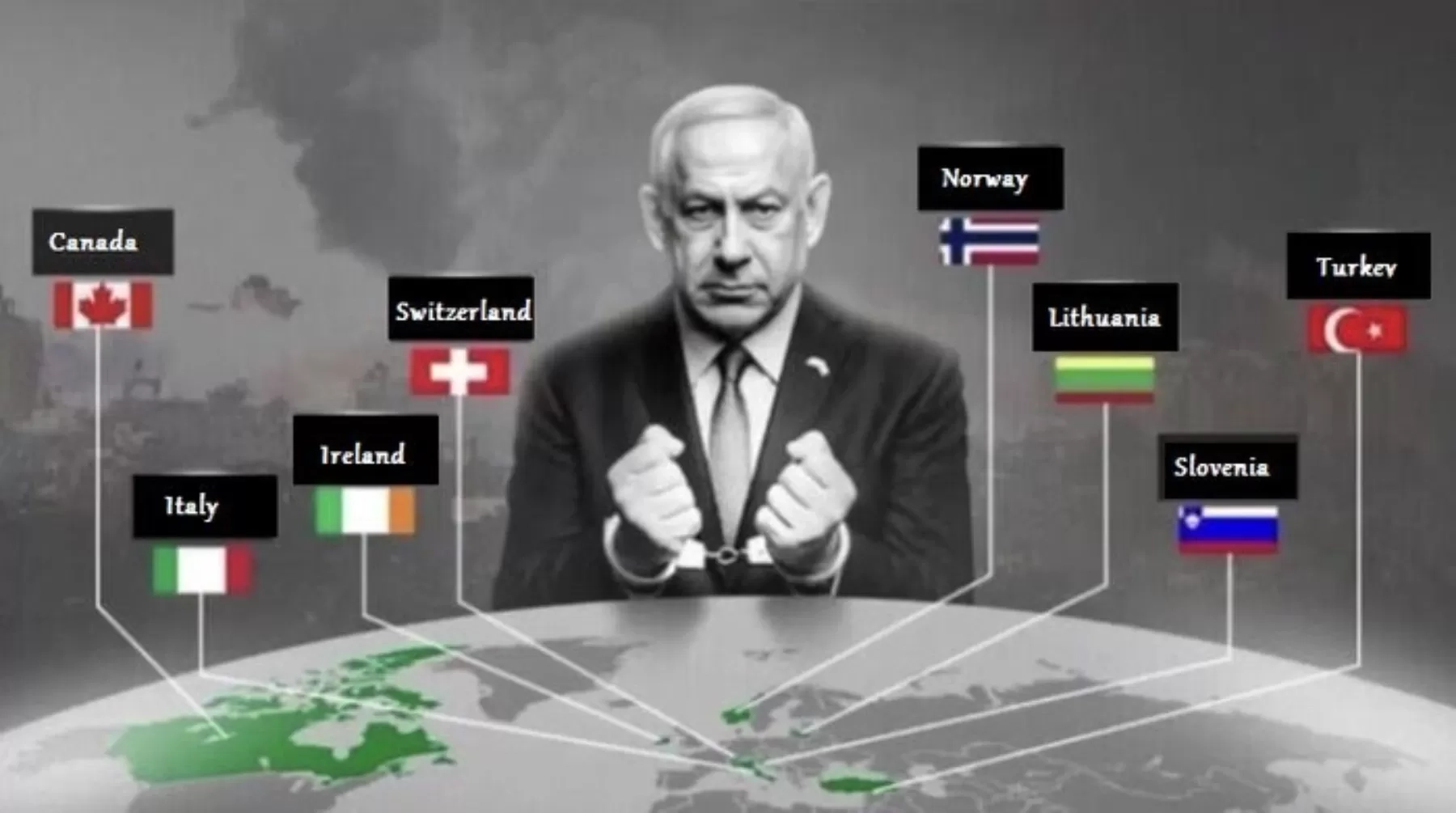 Dukungan Global untuk Gaza: 8 Negara Siap Tangkap Netanyahu atas Kejahatan Perang