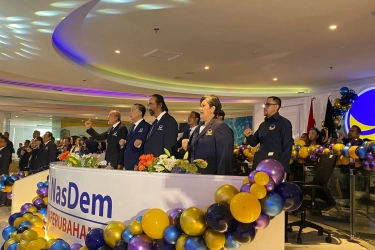 Surya Paloh hingga Ahmad Sahroni Hadiri Puncak HUT Nasdem