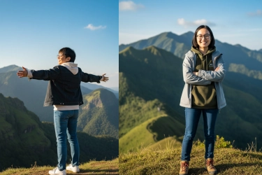 20 Prompt Gemini AI Foto dengan Pemandangan Estetik dan Keren