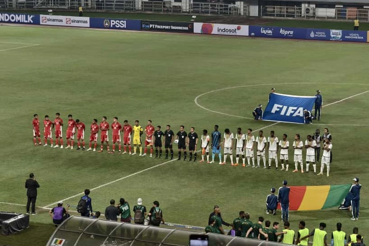 Live Skor Timnas U22 Indonesia Vs Mali 0-1, Garuda Muda Kebobolan di Menit ke-5
