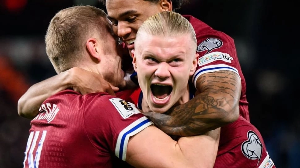 Norwegia Hampir Pasti ke Piala Dunia 2026, Erling Haaland Menggila di Ruang Ganti