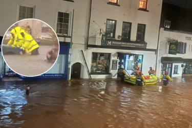 Mirip Jakarta, Sejumlah Kota di Inggris Kebanjiran akibat Badai Claudia, Gelombang Dingin Ancam Warga