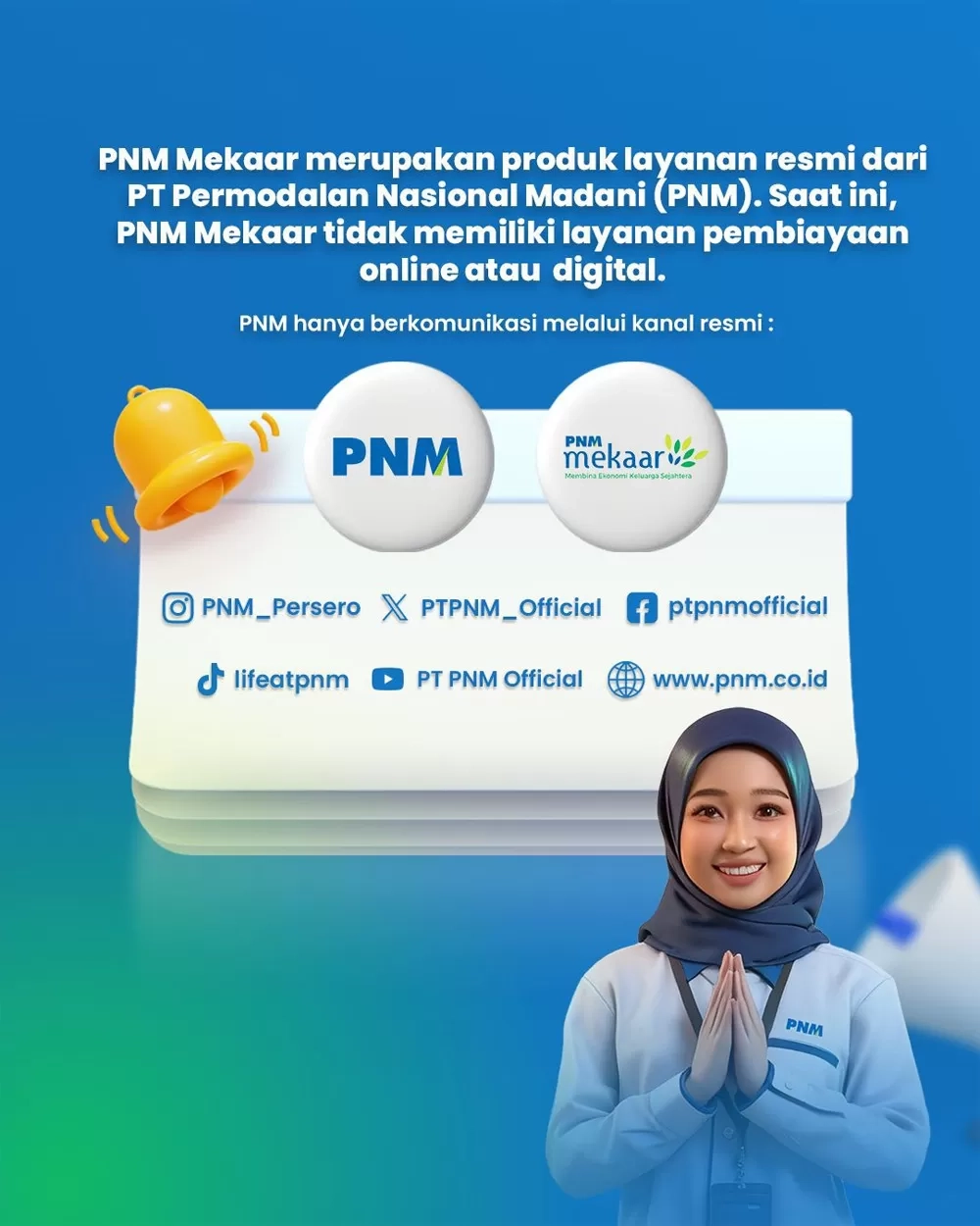 Muncul Penipuan Pembiayaan Mekaar Digital, PNM Imbau Masyarakat Lebih Waspada