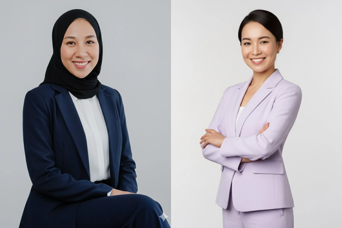 20 Prompt Gemini AI Foto Studio Formal, Cocok buat Dokumen CV