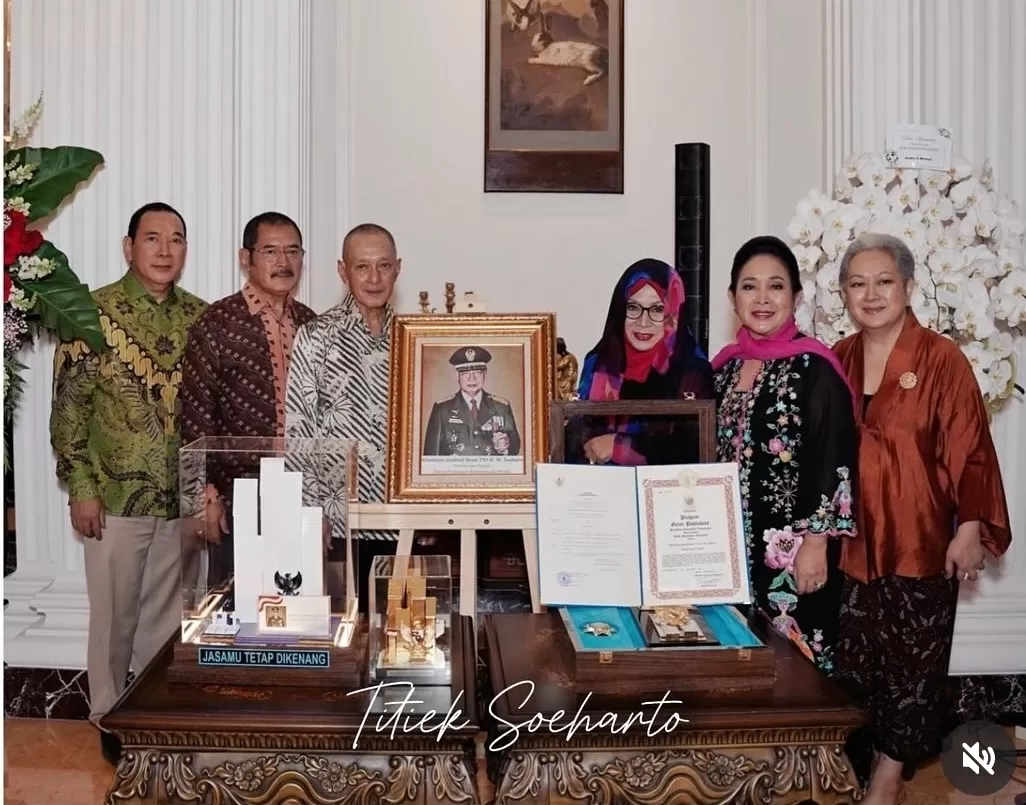 Keluarga Besar Cendana Gelar Syukuran Usai Soeharto Dianugerahi Gelar Pahlawan Nasional