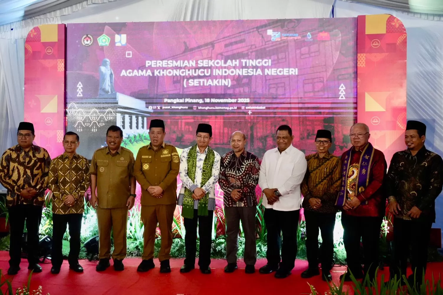 Sekolah Tinggi Khonghucu Negeri Pertama di Indonesia Diresmikan, Kerukunan Umat Beragama jadi Sorotan