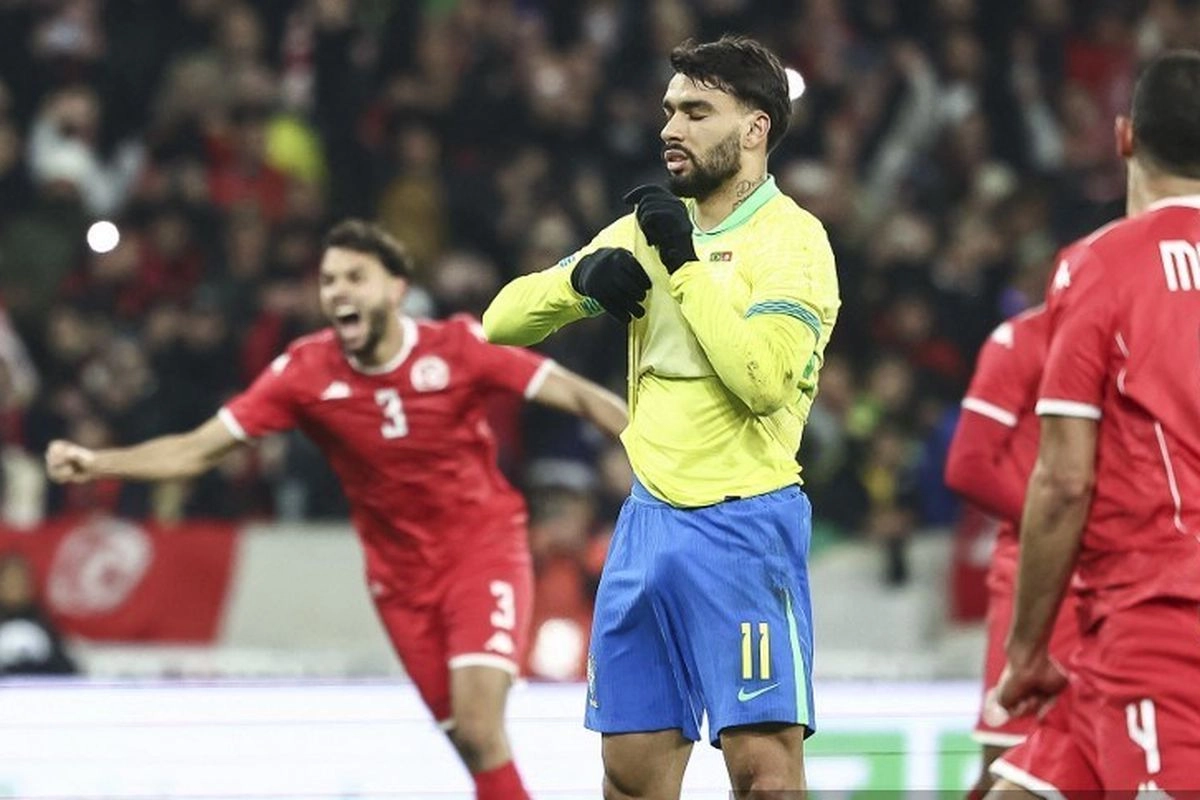 Hasil Brasil Vs Tunisia 1-1, Samba Tutup Tahun dengan Eksperimen Ancelotti