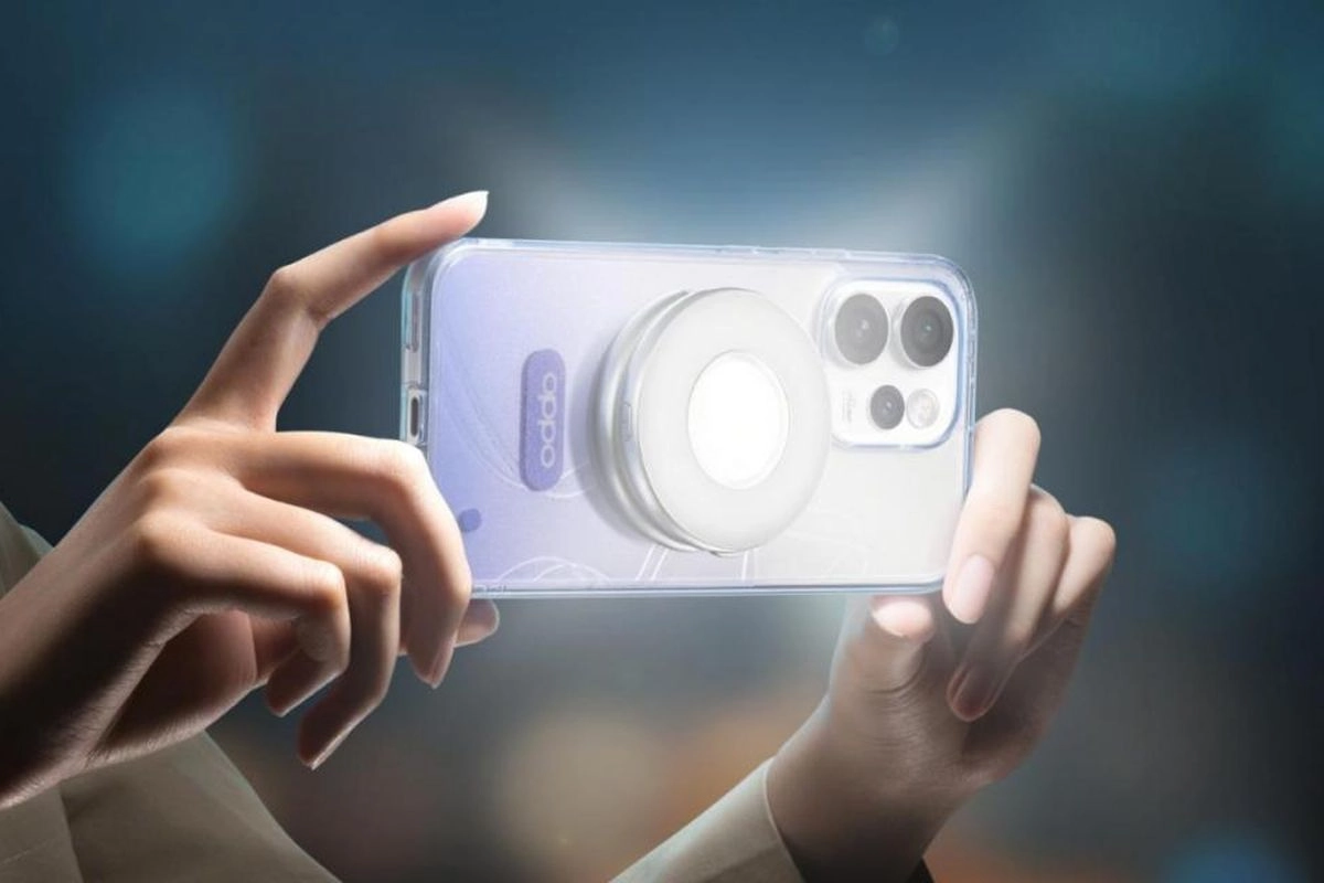 Oppo Rilis Magentic Halo Flash Light, Lampu Flash dan Ring Light Terpadu