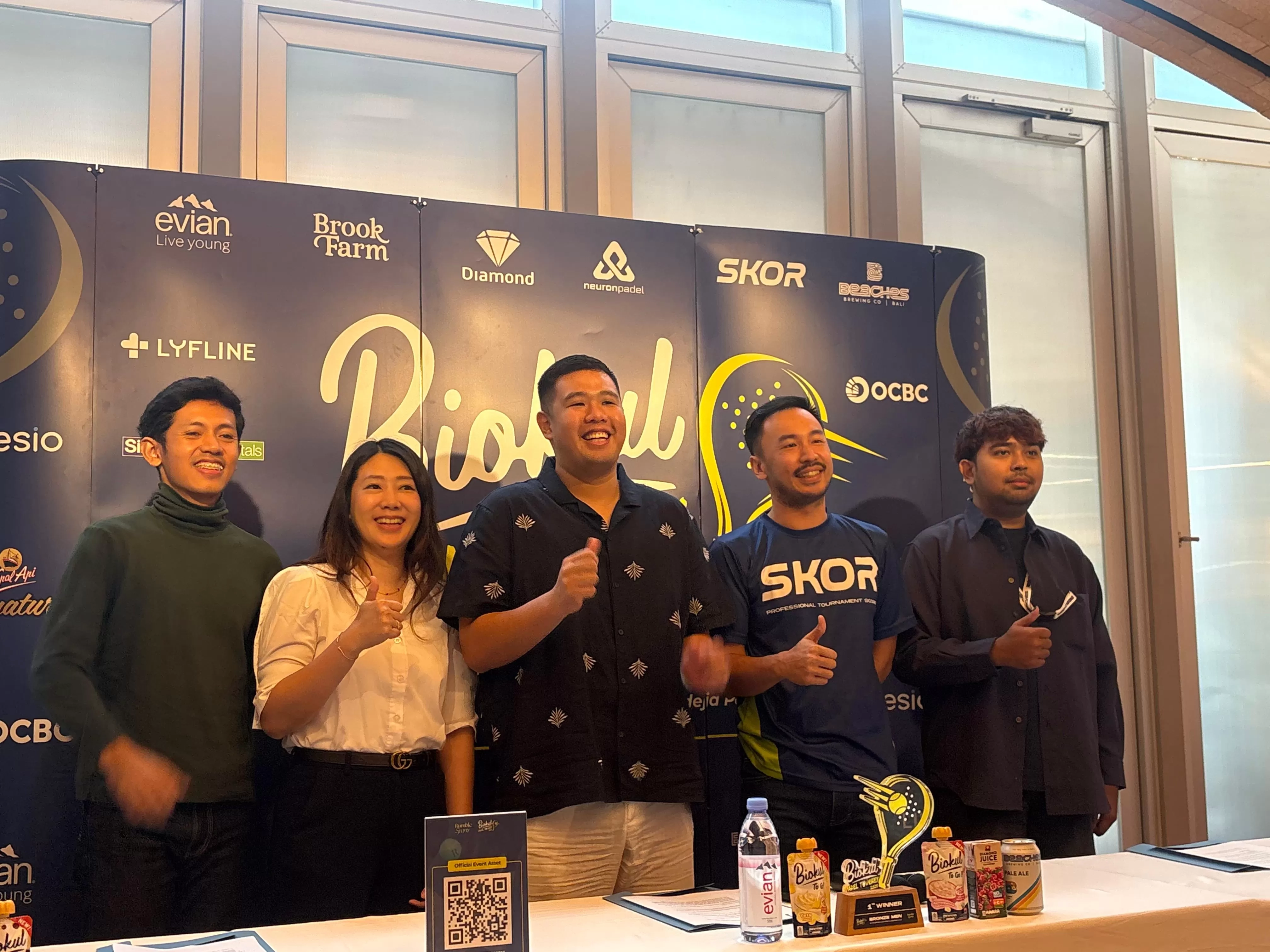 332 Tim Ikuti Biokul Padel Tourney 2025, Usung Tiga Kategori di Bandeja Arena Ancol