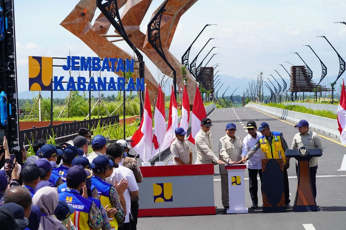 Jembatan Kabanaran Diresmikan Presiden Prabowo, Karya Monumental ADHI di Yogyakarta