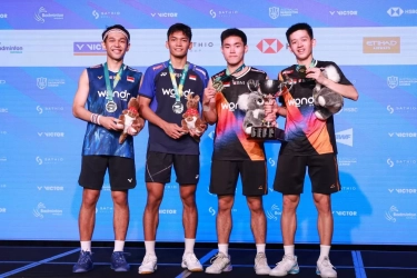 Meski Dibikin Merana Jadi Runner-up Lagi, Fajar/Fikri Bangga Liat Raymond/Joaquin Juara di Australian Open 2025