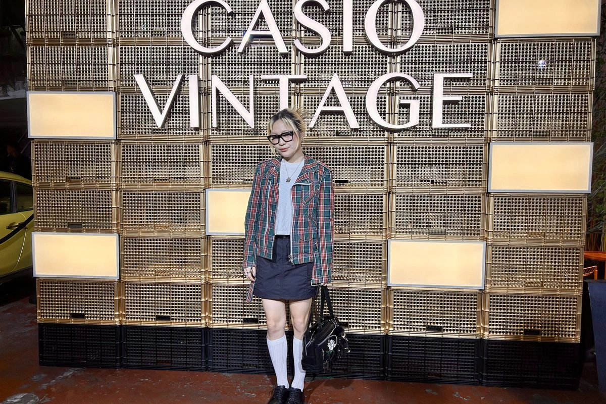 Gaya Modern Vintage Lystia Novilda jadi Best Dress di acara Casio Vintage