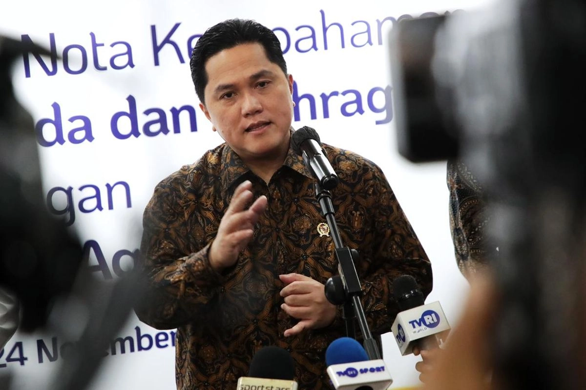 Erick Thohir Sebut Target Medali Perak Adalah Usulan dari PSSI