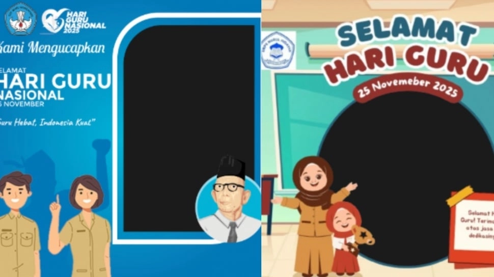 35 Twibbon Hari Guru Nasional 2025, Desain Menarik dan Siap Pakai Gratis!