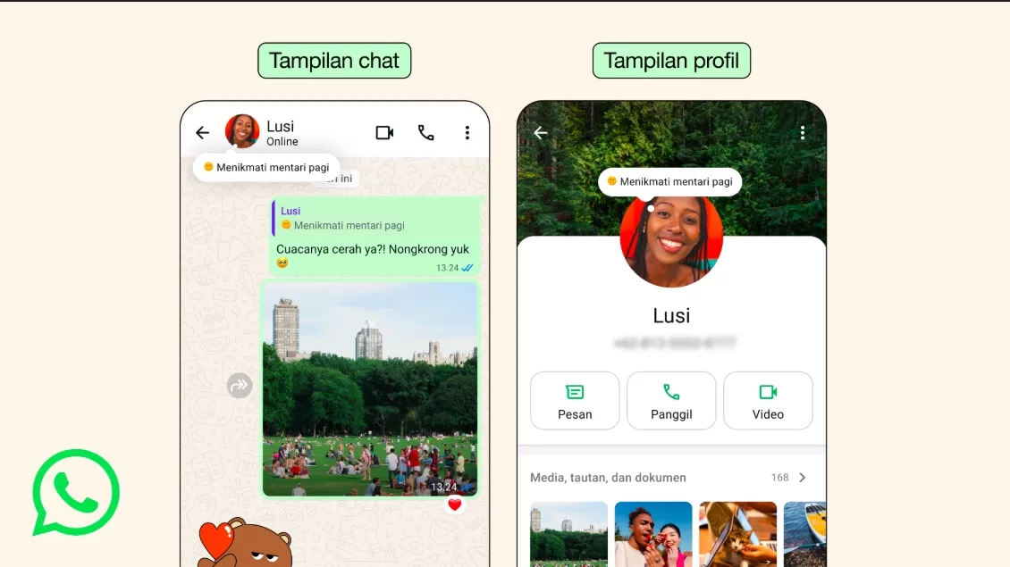 WhatsApp Hadirkan Kembali Fitur 'Tentang': Banyak Fitur Baru, Kini Lebih Menonjol