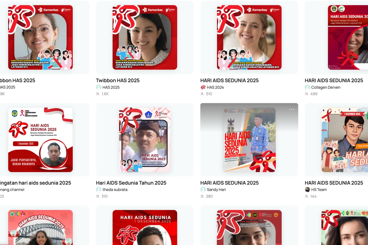 50 Link Twibbon Hari AIDS Sedunia 2025, Siap Pakai untuk Media Sosial