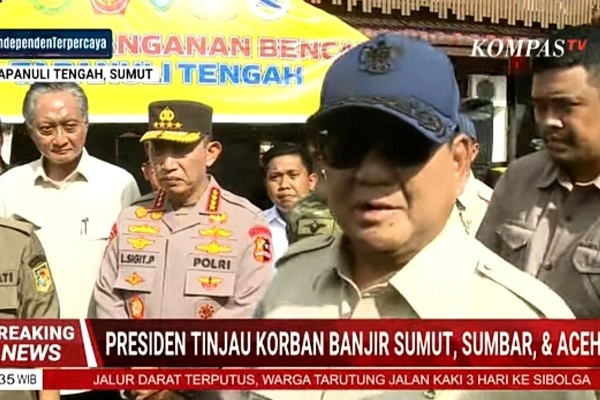 Prabowo Janji Lakukan Segala Upaya Atasi Kesulitan Korban Banjir Sumatera