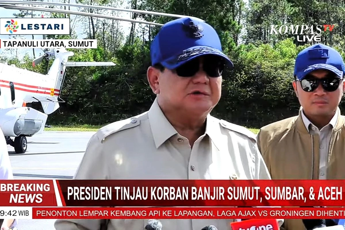 Prabowo Pastikan Listrik Pulih Sebentar Lagi di Lokasi Banjir Sumatera