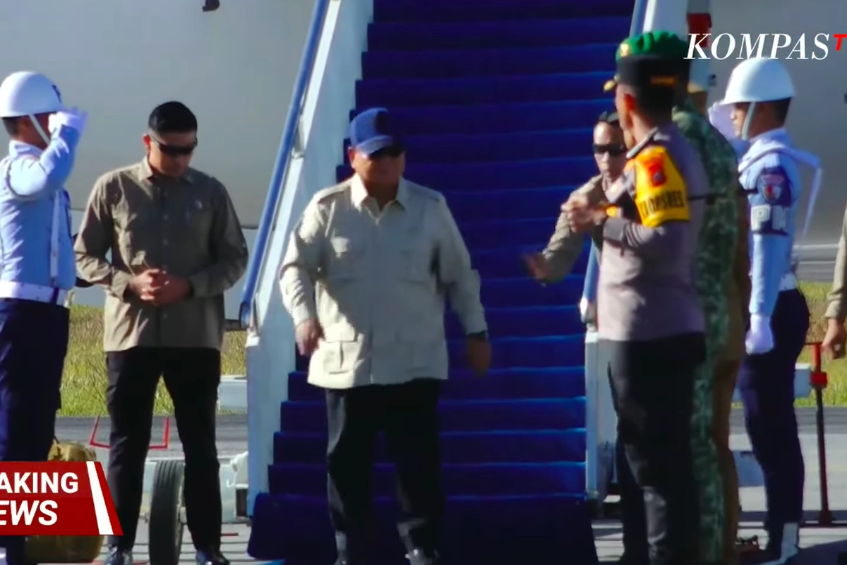 Prabowo Tiba di Sumatera Utara untuk Tinjau Banjir