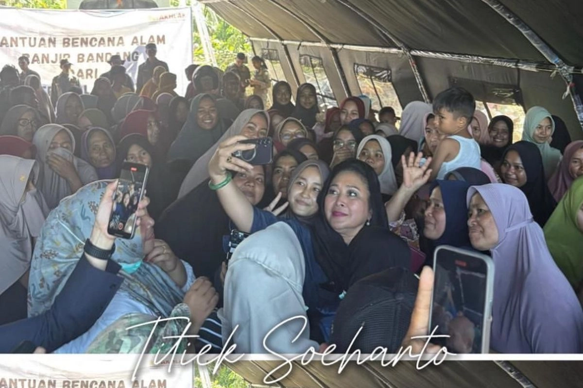 Titiek Soeharto Tinjau Banjir Aceh Bersama Didit Prabowo