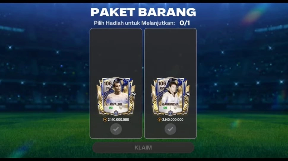 23 Kode Redeem FC Mobile Terbaru 1 Desember, Kesempatan Dapat Rivaldo dan Garrincha