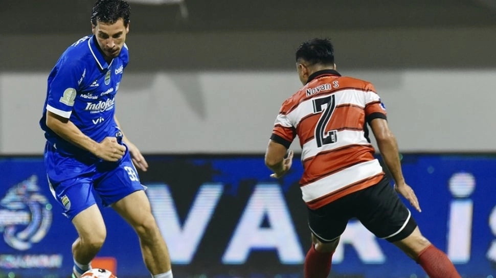 Persib Kobok Kobok Madura United 4-1, Thom Haye Cetak Gol Perdana