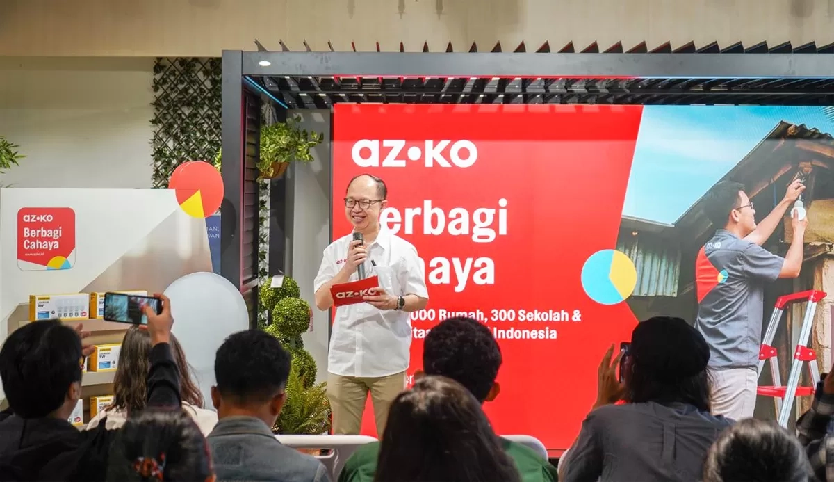 Perkuat Komitmen Keberlanjutan, AZKO Berbagi Cahaya, Dukung Efisiensi Energi, dan Jaga Bumi