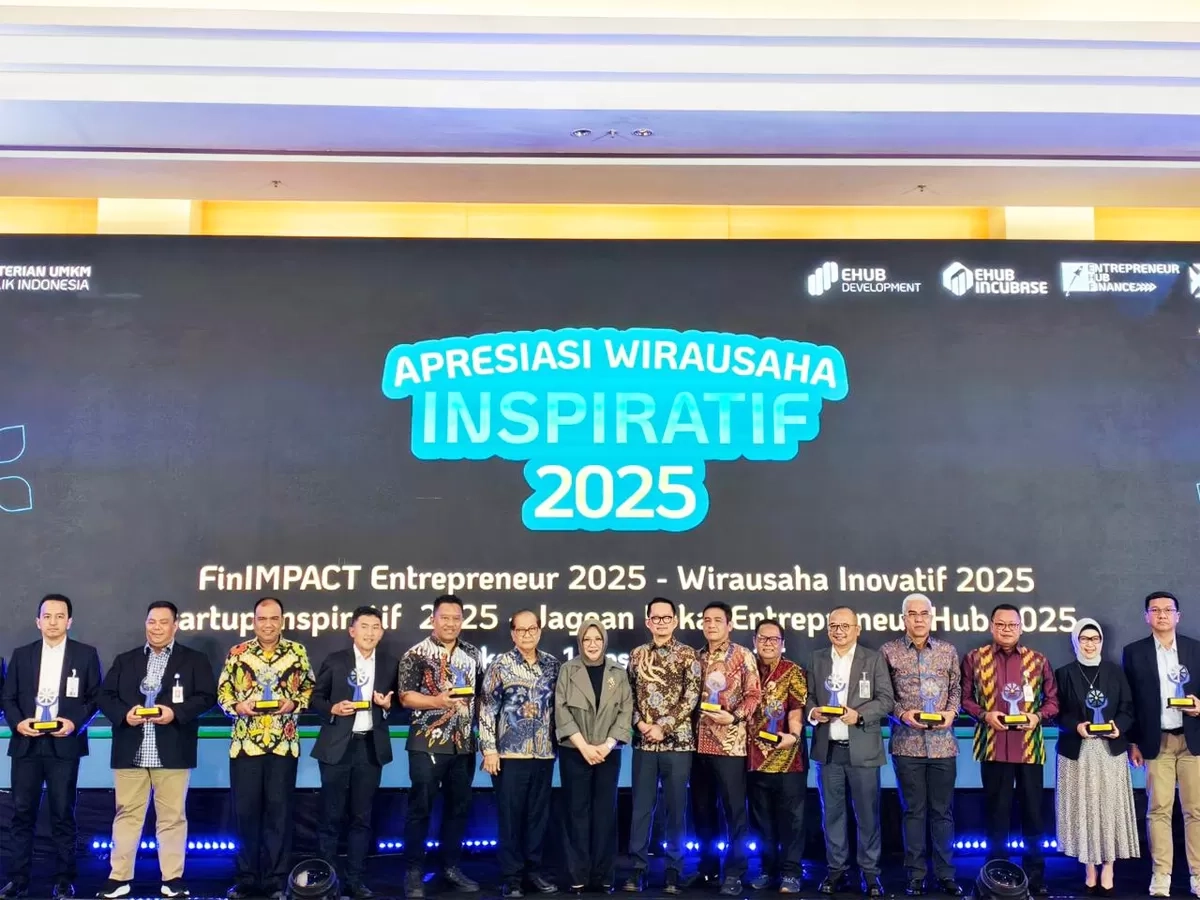 Komitmen Dukung UMKM Naik Kelas, Pegadaian Sabet Penghargaan Kolaborator Entrepreneur Hub dari Kementerian UMK