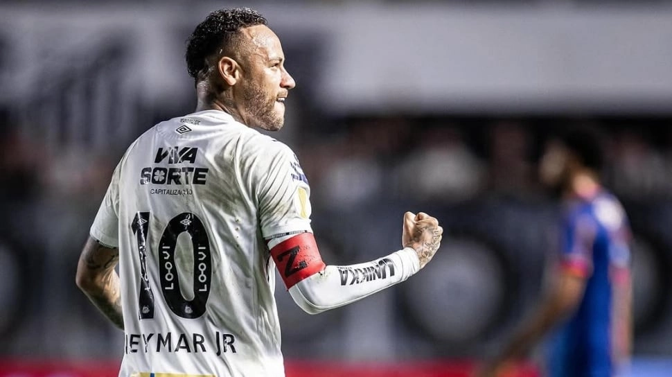 Neymar Akhirnya Cetak Hat-trick Lagi Setelah 4 Tahun, Santos Keluar dari Zona Merah