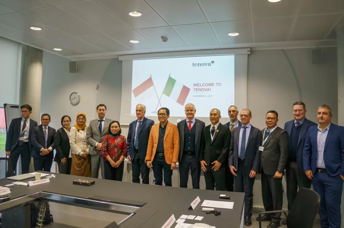Wamenperin Kunjungi Fasilitas Tenova di Italia, Dorong Produksi Baja Rendah Emisi