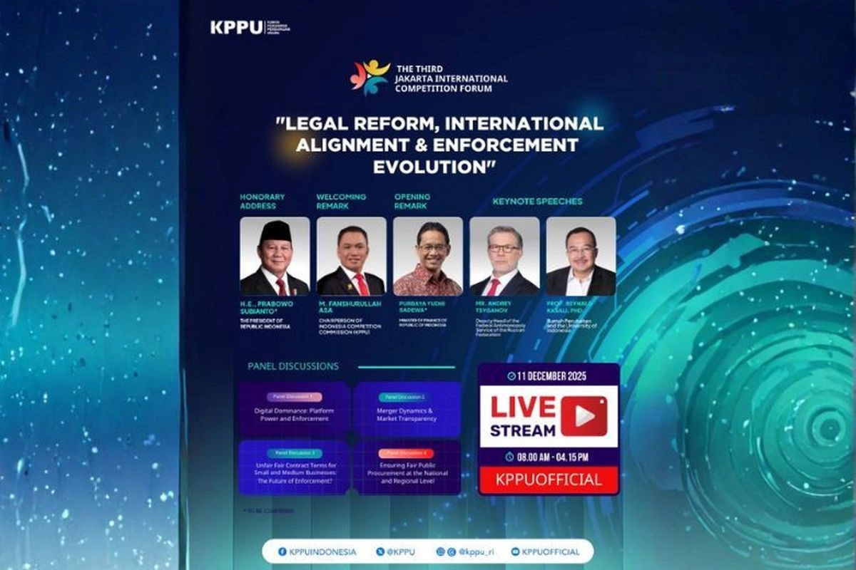 Melawan Dominasi Algoritma: KPPU Gelar Forum Internasional untuk Reformasi Hukum Persaingan Era Digital 