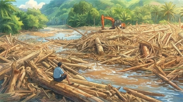 Satgas PKH Mulai Bergerak, Usut Misteri Kayu Gelondongan Banjir Sumatra