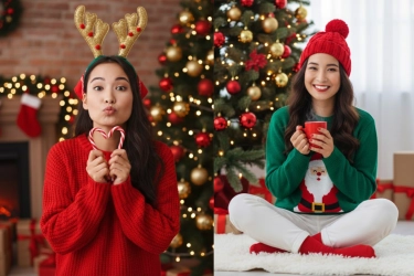 20 Prompt Gemini AI Foto Suasana Natal yang Aesthetic