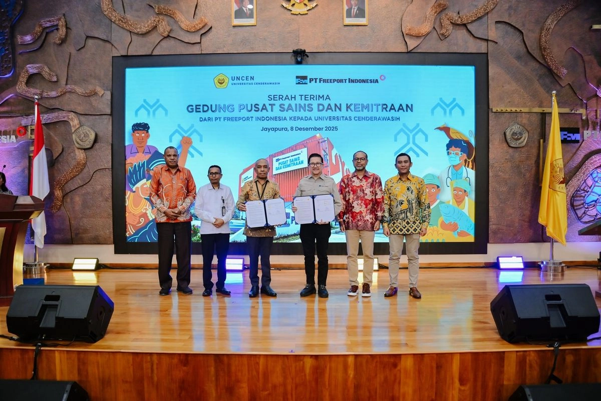 Freeport Serahkan Gedung Sains-Kemitraan Uncen, Perkuat Riset dan Pembelajaran di Papua