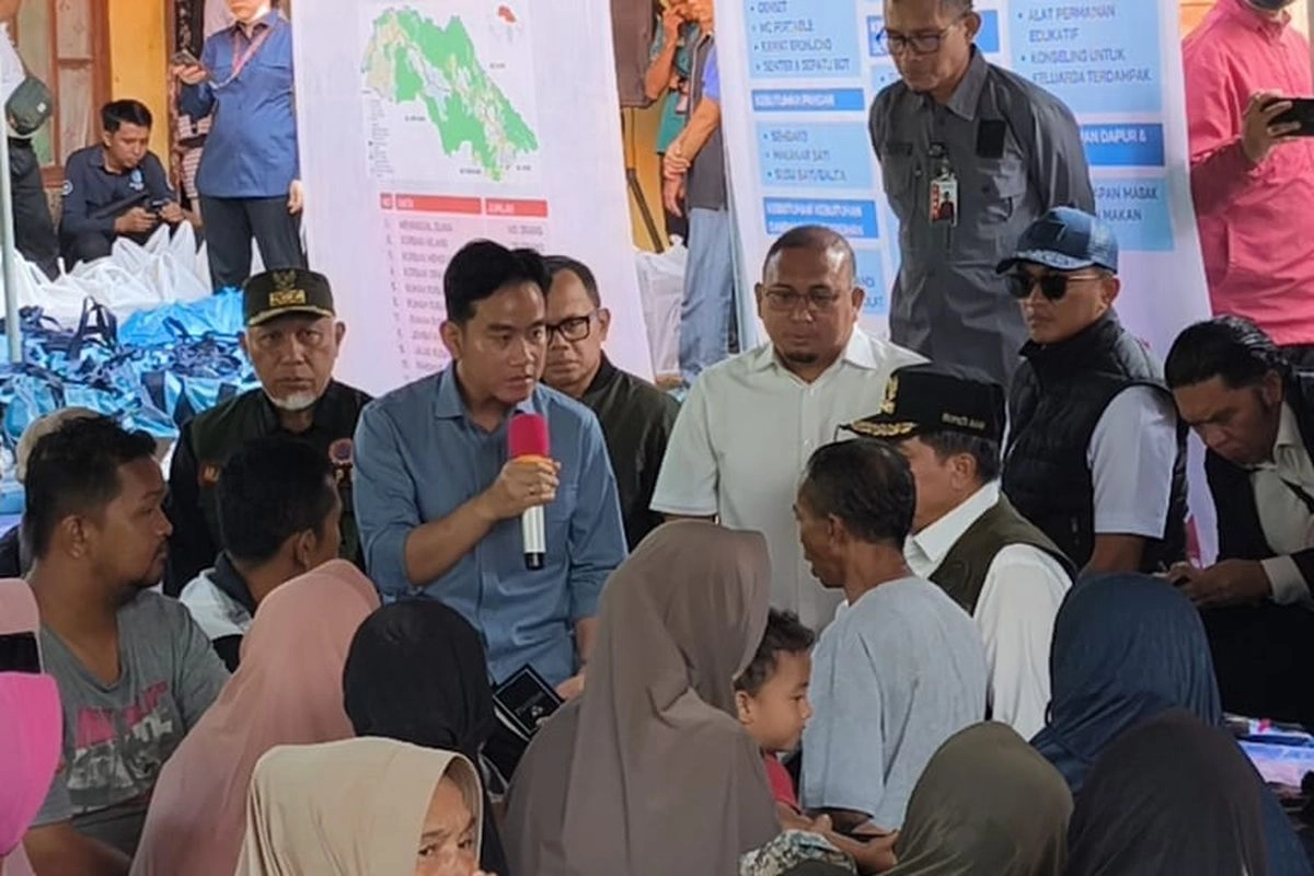 Wapres Gibran Berterima Kasih Masyarakat Galang Dana Bantu Warga Terdampak Bencana Sumatera