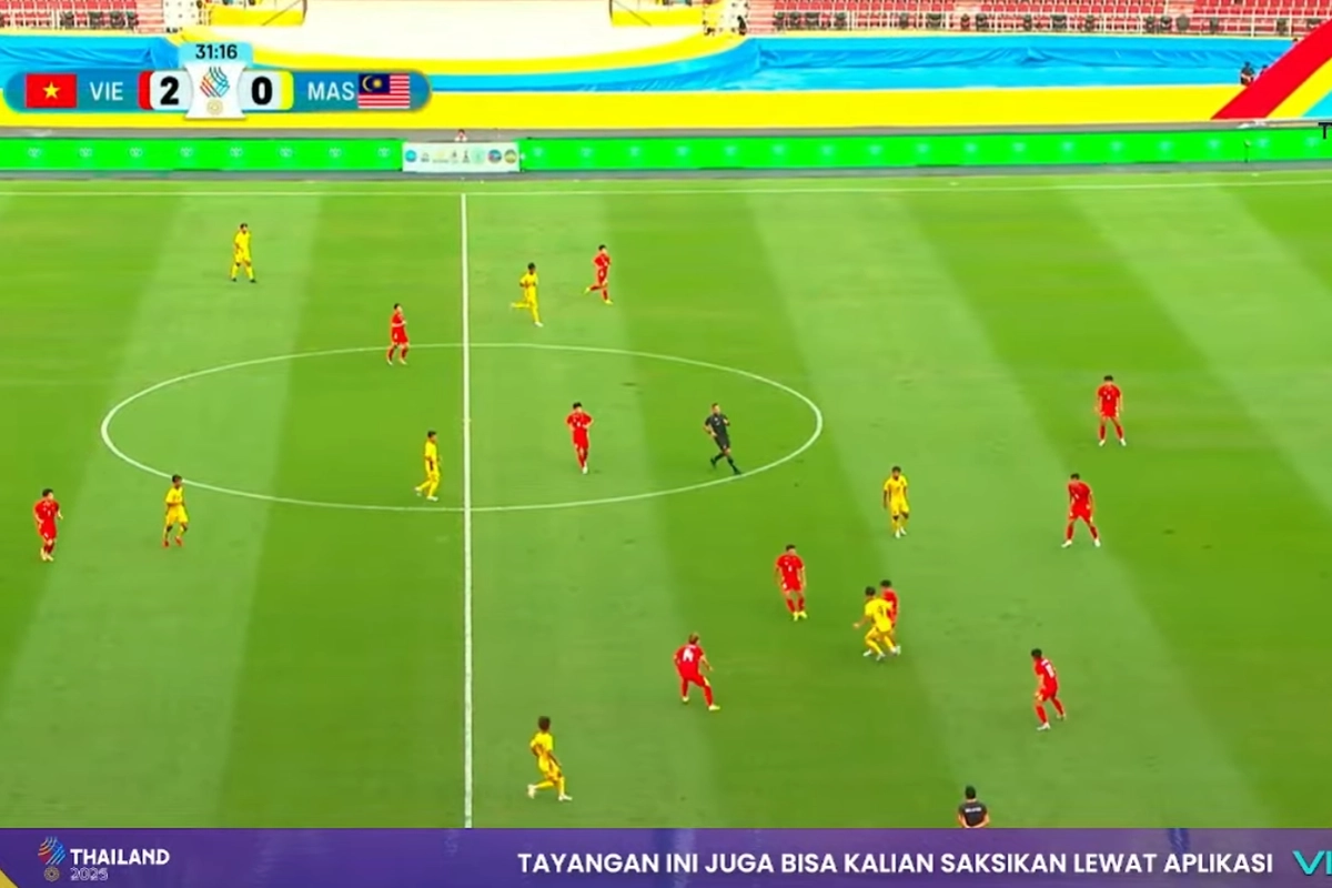 Link Live Streaming dan Live Skor Vietnam Vs Malaysia 2-0 di SEA Games