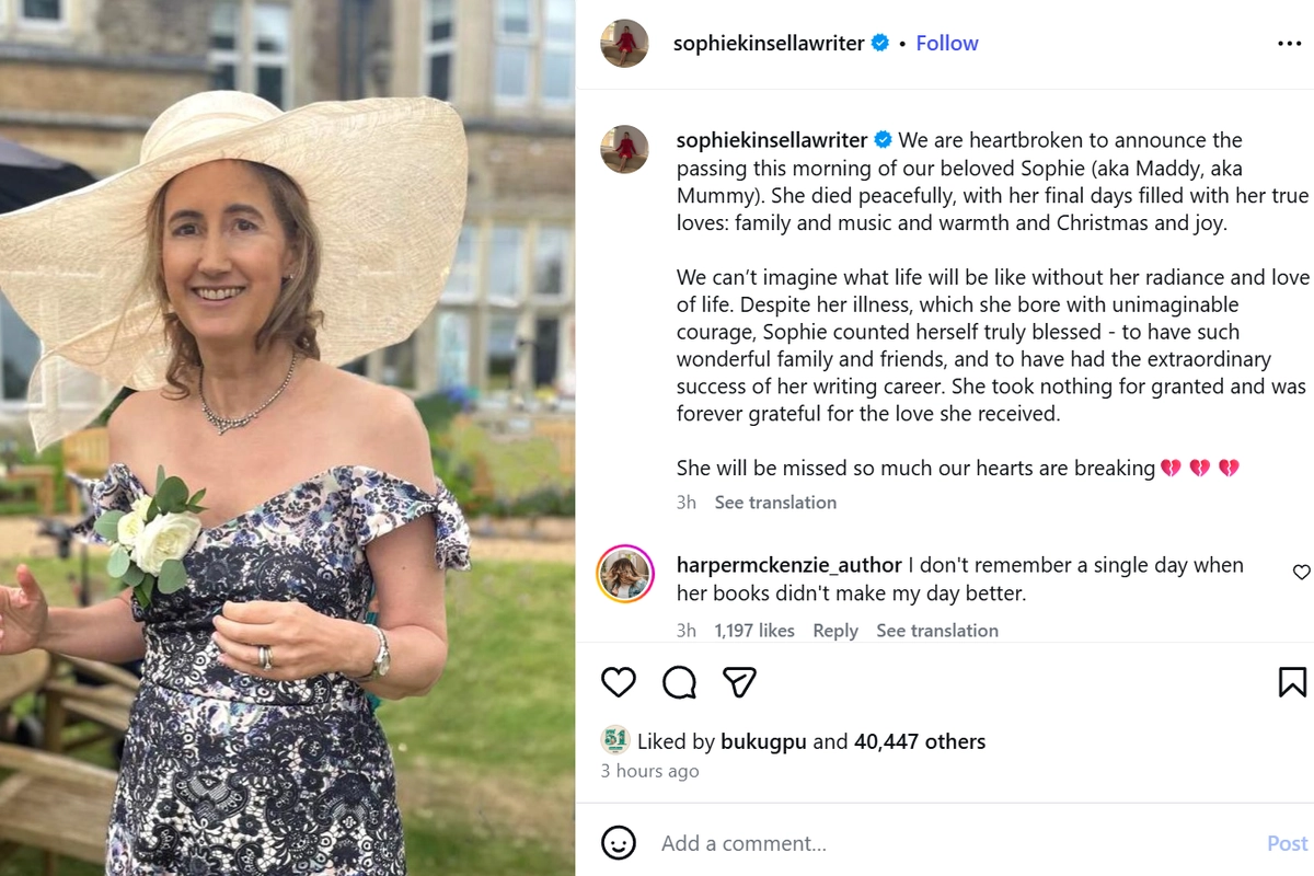 Penulis Sophie Kinsella Meninggal Dunia karena Kanker Glioblastoma, Apa Itu?