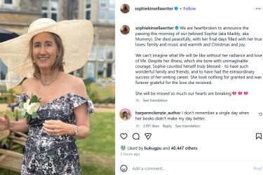 Penulis Sophie Kinsella Meninggal Dunia karena Kanker Glioblastoma, Apa Itu?