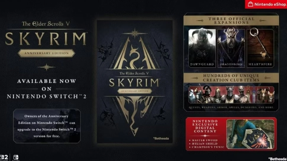 Game Skyrim Hadir di Nintendo Switch 2, Lengkap dengan Cara Upgrade Gratis