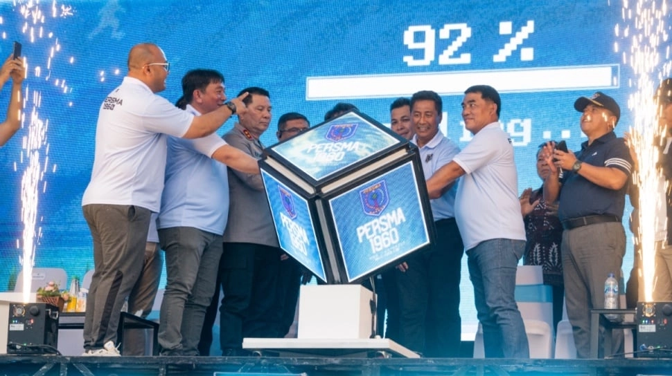 Hendra Carabao Dukung Kebangkitan Persma 1960 Manado, Carabao Hydration Jadi Partner Klub Badai Biru