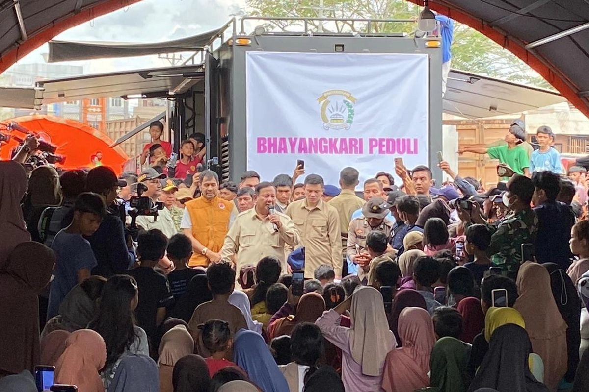 Prabowo: Alam Harus Kita Jaga, Tidak Boleh Tebang Pohon Sembarangan