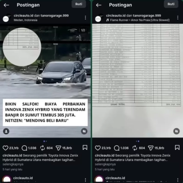 Viral Servis Toyota Zenix Hybrid Pasca Banjir Bandang Rp305 Juta, Begini Tanggapan Toyota