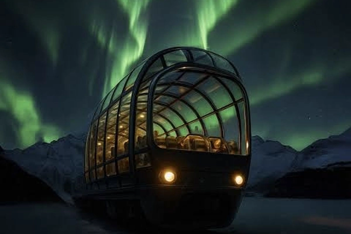 Naik Kereta Api Gerbong Kaca Lihat Aurora Borealis di Norwegia, Segini Harganya